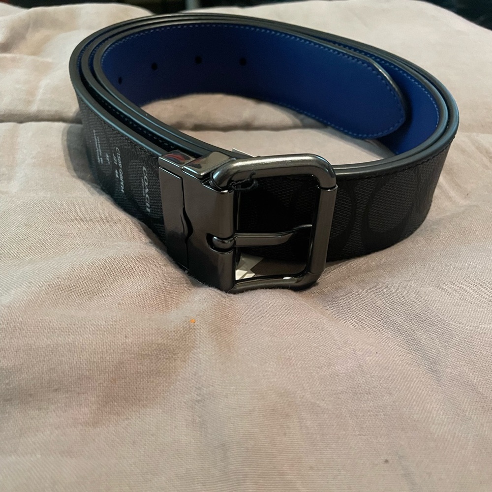 Coach belt unisex adjustable can be cut to size